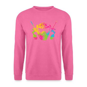 Paintball Paint Gun Paintball Player Paintballer - Unisex Sweatshirt - pink - Front