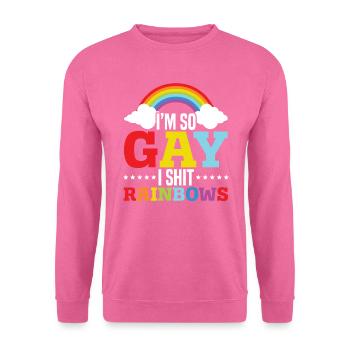 Gay Rights Rainbow Pride Month LGBTQ Gay Pride - Unisex Pullover - Pink - Vorne