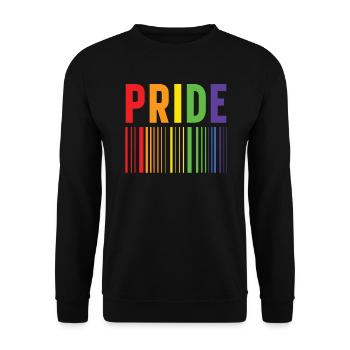 Gay Rights Rainbow Pride Month LGBTQ Pride Parade - Unisex Sweatshirt - black - Front - Alina (178cm) & Michal (187cm)