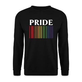 Gay Rights Rainbow Pride Month LGBTQ Pride Parade - Unisex Sweatshirt - black - Front - Alina (178cm) & Michal (187cm)