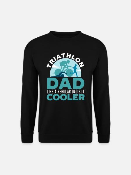 Triathlon Athlete Triathlete Swim Bike Run - Unisex Sweatshirt - black