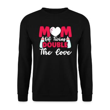 Maternité Maman Meilleure maman de tous les temps Mama Fête des mères - Sweat-shirt Unisexe - noir - Devant - Alina (178cm) & Michal (187cm)