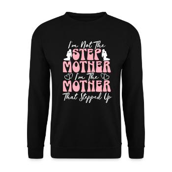 Mutterschaft Mama Beste Mama aller Zeiten Mama Muttertag - Unisex Pullover - Schwarz - Vorne - Alina (178cm) & Michal (187cm)