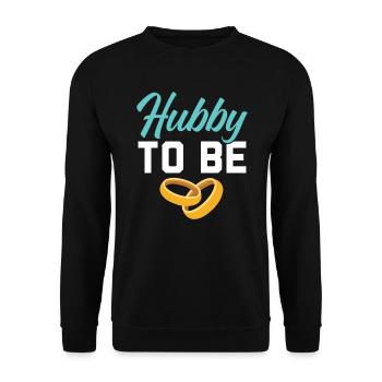 Braut und Bräutigam Hochzeitstag Hochzeit Frisch Verheiratet - Unisex Pullover - Schwarz - Vorne - Alina (178cm) & Michal (187cm)