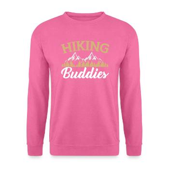 Wandern Paar Wandern Kumpel Bergsteigen Wanderer - Unisex Pullover - Pink - Vorne