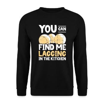 Bocce Ball Player Bocce Game Italian Sports Italy - Unisex Sweatshirt - black - Front - Alina (178cm) & Michal (187cm)