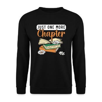 Buchliebhaber Bücherwurm Lesen Bibliothekarische Ausbildung - Unisex Pullover - Schwarz - Vorne - Alina (178cm) & Michal (187cm)