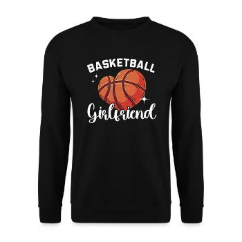Basketball Girlfriend Love Couple Relationship - Sweat-shirt Unisexe - noir - Devant - Alina (178cm) & Michal (187cm)