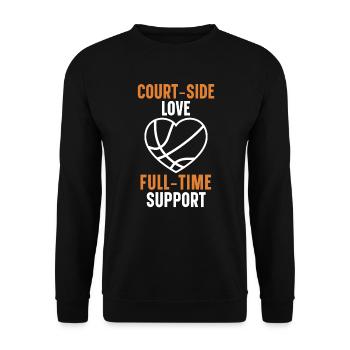 Basketball Girlfriend Love Couple Relationship - Sweat-shirt Unisexe - noir - Devant - Alina (178cm) & Michal (187cm)