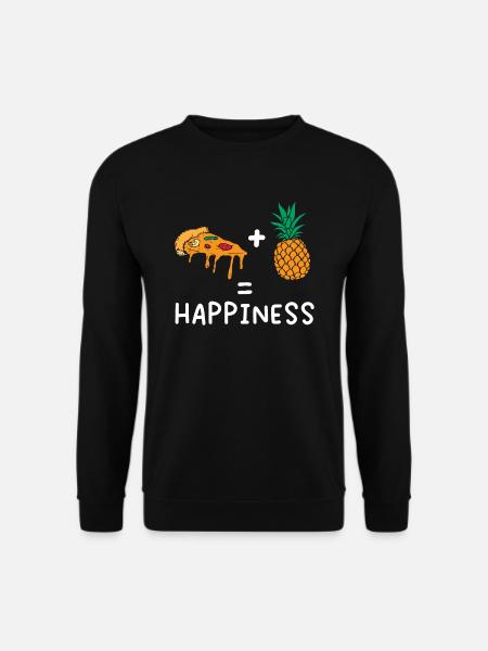 Pizza et ananas Tropical Fruit Pizza Eater - Sweat-shirt Unisexe - noir