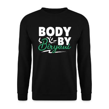 Biryani Lover Indian Food Desifood India Rice - Sweat-shirt Unisexe - noir - Devant - Alina (178cm) & Michal (187cm)