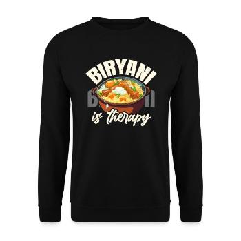 Biryani Lover Indian Food Desifood India Rice - Sweat-shirt Unisexe - noir - Devant - Alina (178cm) & Michal (187cm)