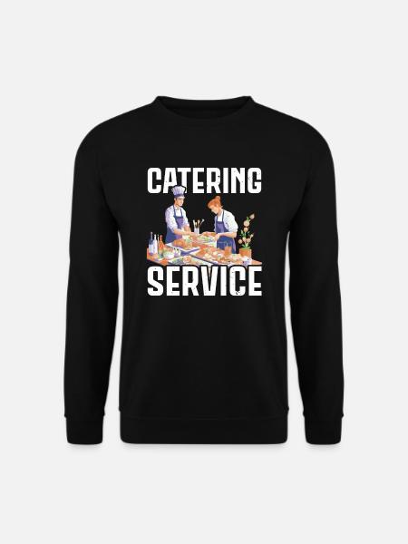 Catering-Service Caterer Essen Koch Kellner - Unisex Pullover - Schwarz