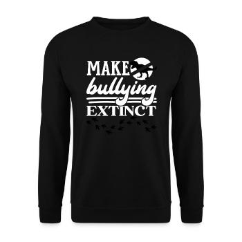 Unity Day Anti Bullying Bully Prevention Kindness - Unisex Sweatshirt - black - Front - Alina (178cm) & Michal (187cm)