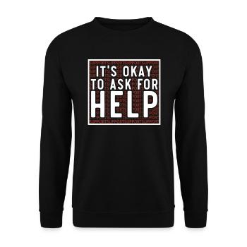 Unity Day Anti Bullying Bully Prevention Kindness - Unisex Sweatshirt - black - Front - Alina (178cm) & Michal (187cm)