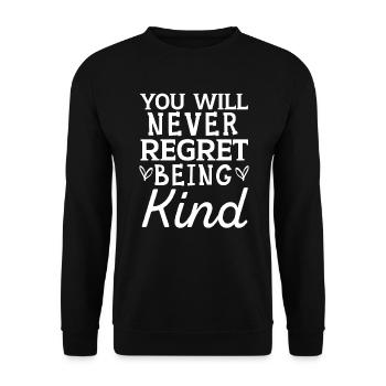 Unity Day Anti Bullying Bully Prevention Kindness - Unisex Sweatshirt - black - Front - Alina (178cm) & Michal (187cm)