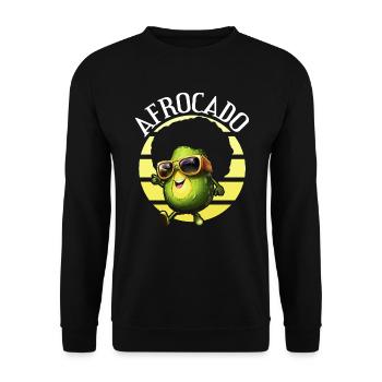 Süße Avocado Wortspiel Frucht Guac Witze Guacamole Liebhaber - Unisex Pullover - Schwarz - Vorne - Alina (178cm) & Michal (187cm)