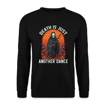 Dia De Los Muertos Sugar Skull Mexican Holiday - Unisex Sweatshirt - black - Front - Alina (178cm) & Michal (187cm)