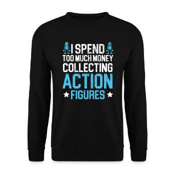 Action Figurine Collector Hobby Toy Collection - Sweat-shirt Unisexe - noir - Devant - Alina (178cm) & Michal (187cm)