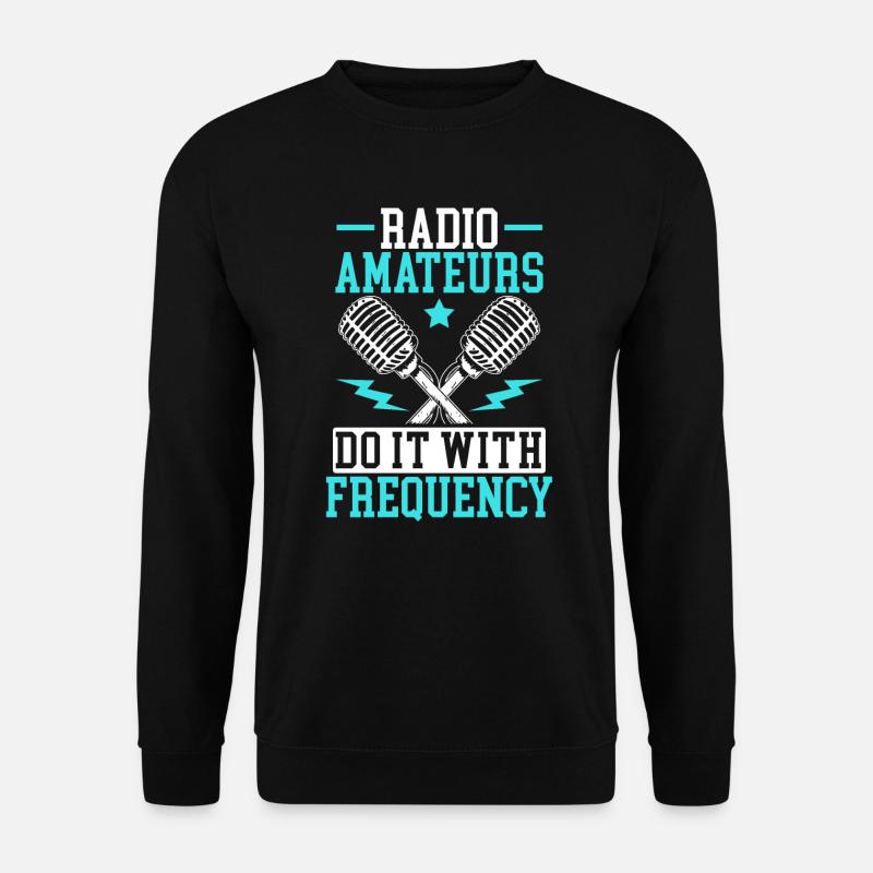 Amateurfunker Morsecode Radioaktivität - Unisex Pullover - Schwarz