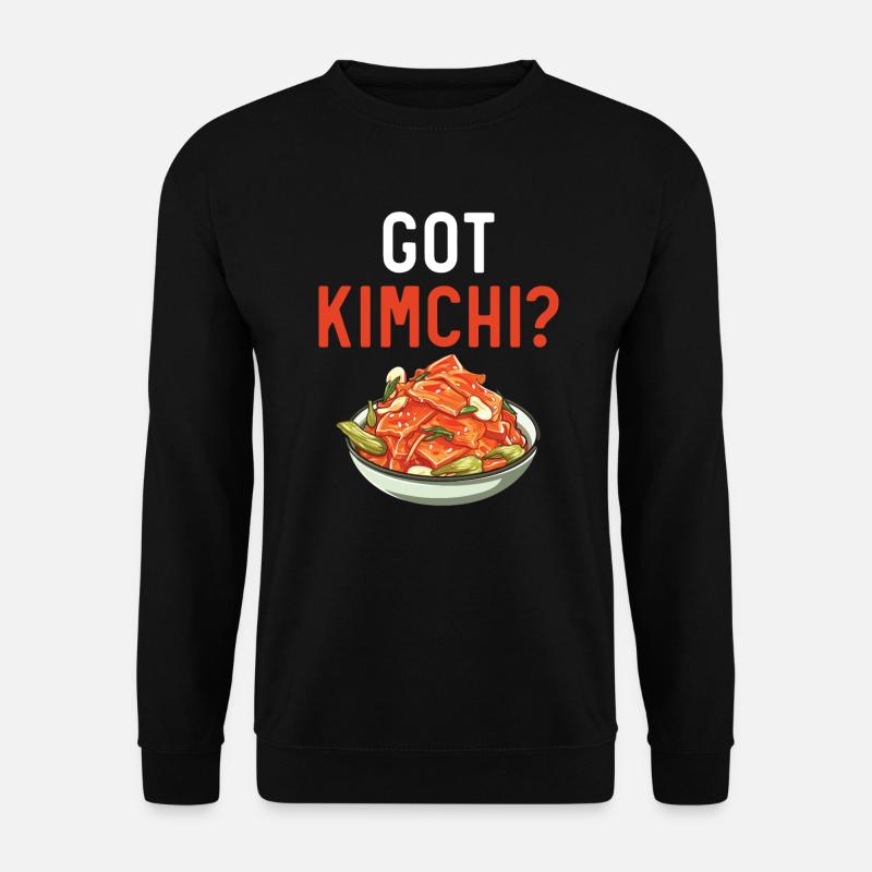 Kimchi Lover Cuisine coréenne Nourriture épicée Corée du Sud - Sweat-shirt Unisexe - noir