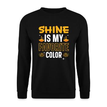 Happy Diwali Diwali Festival Indian Hindu Hinduism - Unisex Sweatshirt - black - Front - Alina (178cm) & Michal (187cm)