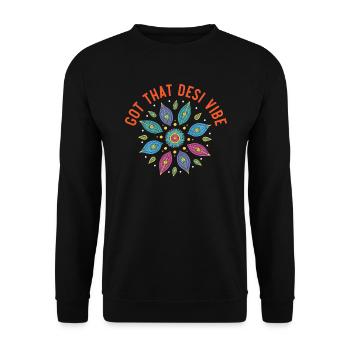 Happy Diwali Diwali Festival Indian Hindu Hinduism - Unisex Sweatshirt - black - Front - Alina (178cm) & Michal (187cm)