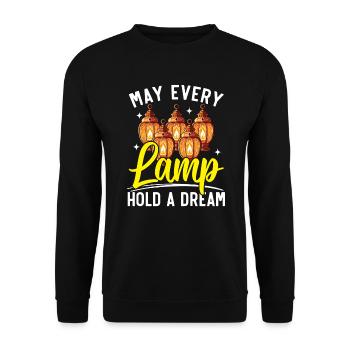 Happy Diwali Diwali Festival Indian Hindu Hinduism - Unisex Sweatshirt - black - Front - Alina (178cm) & Michal (187cm)