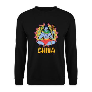 Happy Diwali Diwali Festival Indian Hindu Hinduism - Unisex Sweatshirt - black - Front - Alina (178cm) & Michal (187cm)