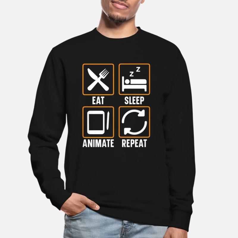 3d Animator Animate Key Frames Rendering Animation Unisex Sweatshirt
