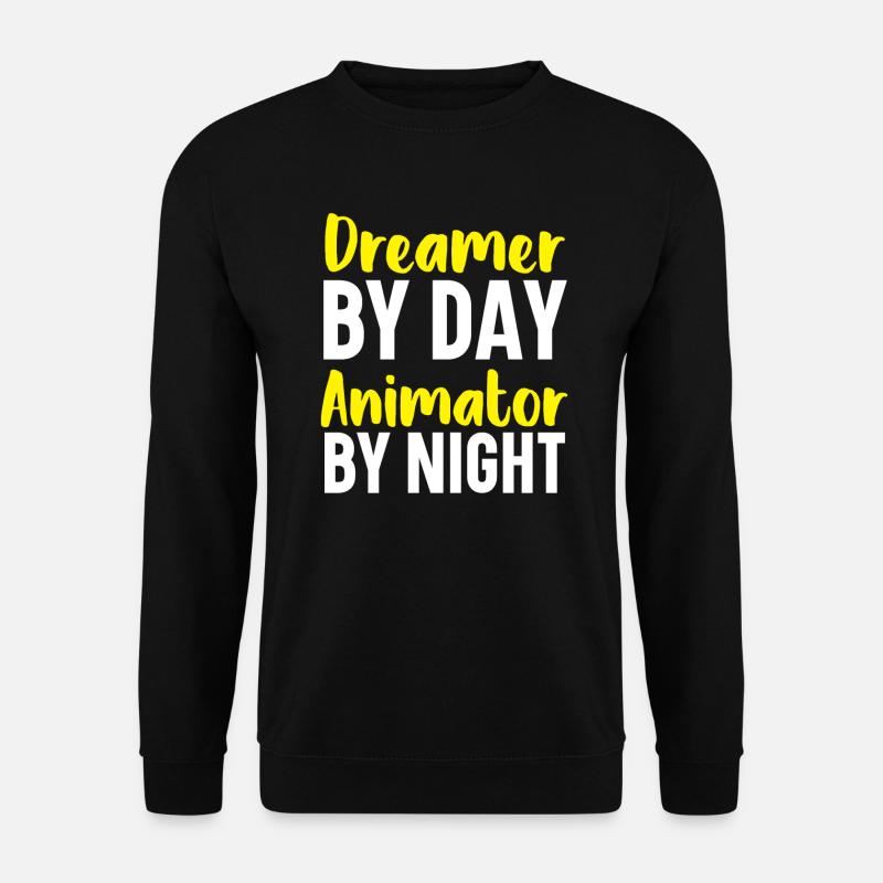 3D-Animator Animieren von Keyframes, Rendern von Animationen - Unisex Pullover - Schwarz