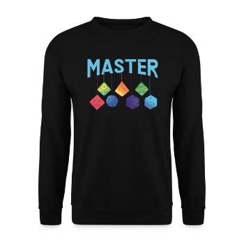 Role Playing Game Video Game Player Gamer Gaming - Unisex Sweatshirt - black - Front - Alina (178cm) & Michal (187cm)