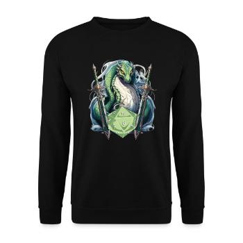 Role Playing Game Video Game Player Gamer Gaming - Unisex Sweatshirt - black - Front - Alina (178cm) & Michal (187cm)