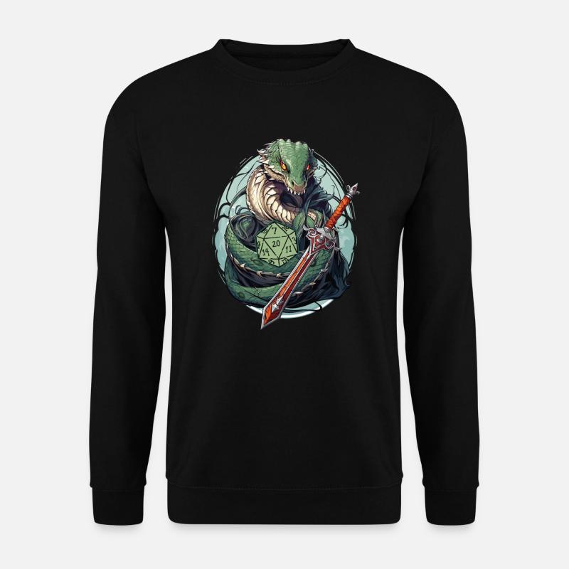 Rollenspiel Videospiel Spieler Gamer Gaming - Unisex Pullover - Schwarz