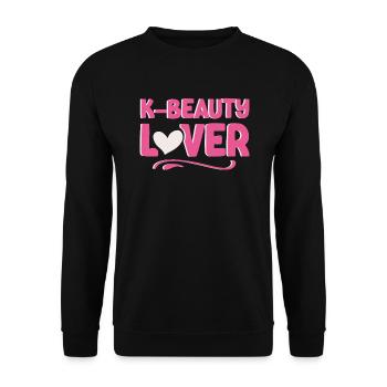 K-Beauty Skincare Oppa Korean Beauty Corée du Sud - Sweat-shirt Unisexe - noir - Devant - Alina (178cm) & Michal (187cm)