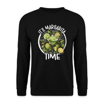 Margarita Lover Alcohol Drinker Mexican Cocktail - Unisex Sweatshirt - black - Front - Alina (178cm) & Michal (187cm)