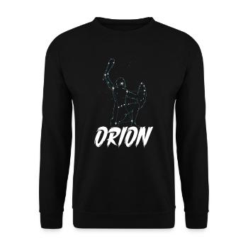 Astronomie Astronomie Constellation d’étoiles Astronome - Sweat-shirt Unisexe - noir - Devant - Alina (178cm) & Michal (187cm)