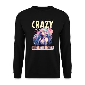 Pastel Goth Lover Kawaii Emo Soft Grunge Esthétique - Sweat-shirt Unisexe - noir - Devant - Alina (178cm) & Michal (187cm)