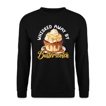 Butterscotch Sweet Caramel Food Foodie Butter - Unisex Sweatshirt - black - Front - Alina (178cm) & Michal (187cm)