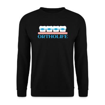 Kieferorthopädischer Assistent Beruf Zahnarzt Zahnarzt - Unisex Pullover - Schwarz - Vorne - Alina (178cm) & Michal (187cm)