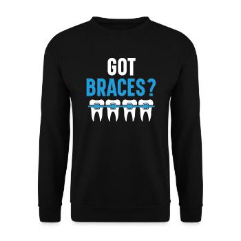 Kieferorthopädischer Assistent Beruf Zahnarzt Zahnarzt - Unisex Pullover - Schwarz - Vorne - Alina (178cm) & Michal (187cm)