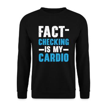 Assistante juridique Profession d’étudiante en droit Parajuriste - Sweat-shirt Unisexe - noir - Devant - Alina (178cm) & Michal (187cm)