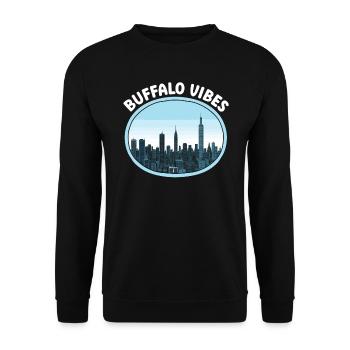 Buffalo City, New York, États-Unis, États-Unis, États-Unis - Sweat-shirt Unisexe - noir - Devant - Alina (178cm) & Michal (187cm)