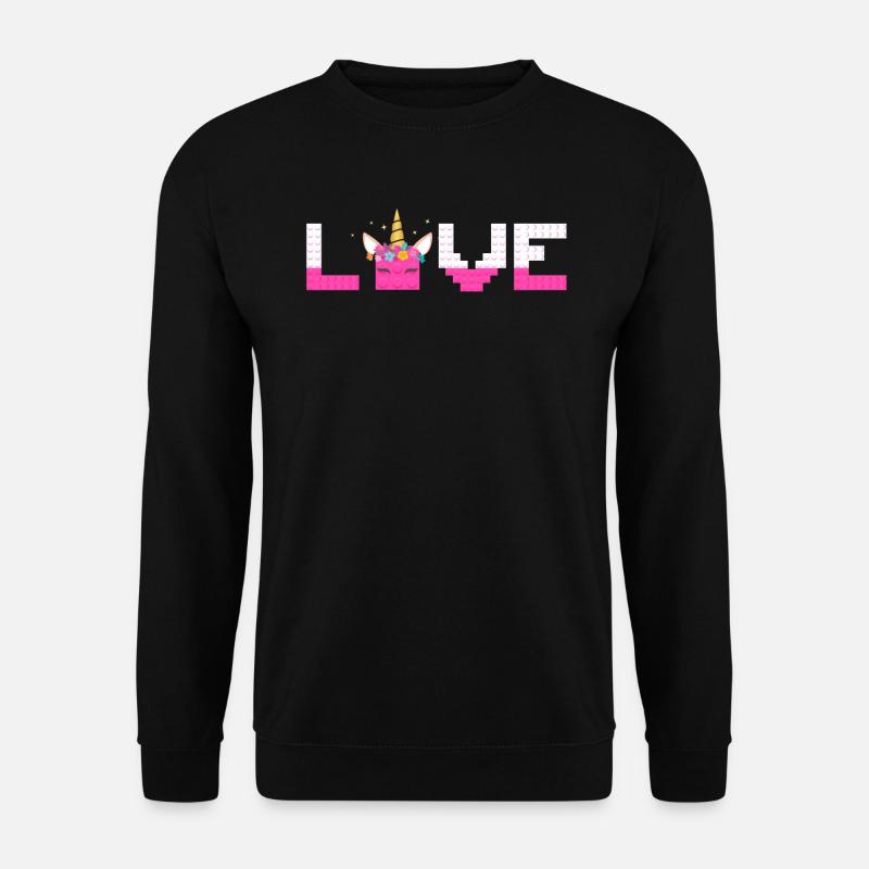 Maître constructeur Briques Blocs Jouer Blocs De Construction - Sweat-shirt Unisexe - noir