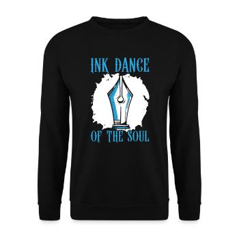 Calligraphie arabe Calligraphie écriture lettrage - Sweat-shirt Unisexe - noir - Devant - Alina (178cm) & Michal (187cm)