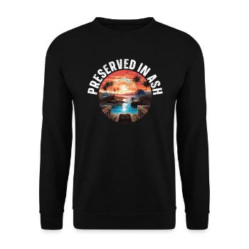Pompeji Geschichte Reisen Ich liebe das Römische Reich - Unisex Pullover - Schwarz - Vorne - Alina (178cm) & Michal (187cm)