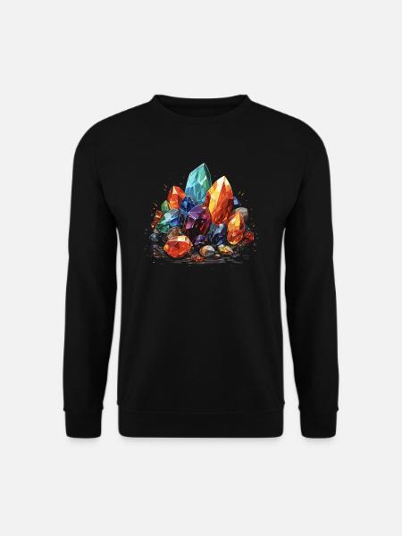 Lapidarium Künstler Edelstein Sammeln Stein - Unisex Pullover - Schwarz
