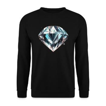 Lapidaire artiste pierres précieuses Pierre de collecte Pierre - Sweat-shirt Unisexe - noir - Devant - Alina (178cm) & Michal (187cm)