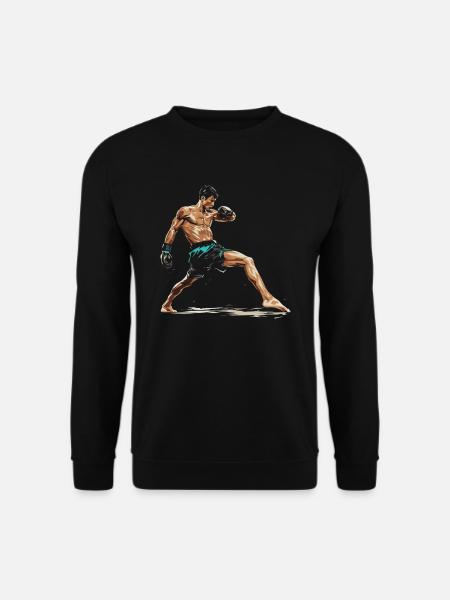 Muay Thai Boxing Martial Arts Martial Artist MMA - Unisex Sweatshirt - black
