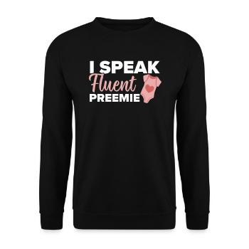 Registered Nurse Medical Medicine Neonatal Nurse - Unisex Sweatshirt - black - Front - Alina (178cm) & Michal (187cm)